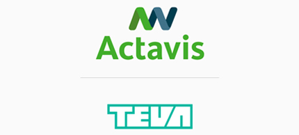 Logotipa Actavis in Teva