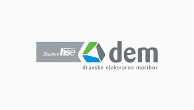 Logotip Dravske elektrarne Maribor